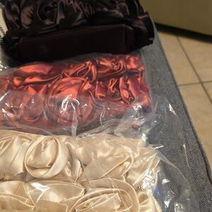 Elegant Satin Clutch Set Of 4 in 4 Different Colors